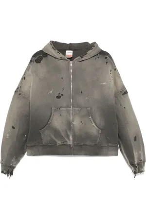 SAINT MXXXXXX Sudadera con efecto envejecido