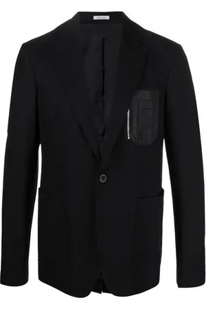 Alexander McQueen Blazer con bolsillo con cremallera