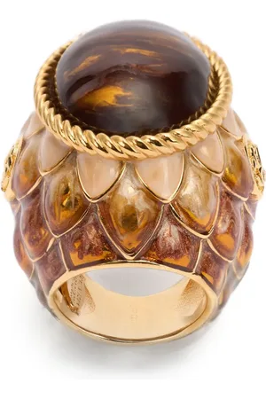 Roberto Cavalli Anillo con detalle de piedra