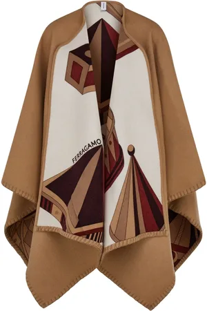 Salvatore Ferragamo Capa reversible con estampado Nadir