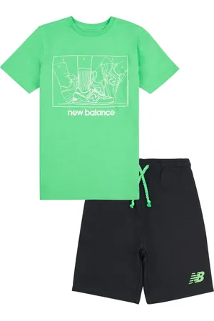 New Balance Set de pantalones cortos con logo estampado