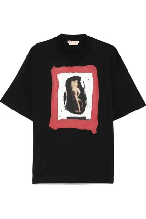 Marni Camiseta con motivo de pintura