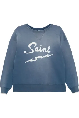 SAINT MXXXXXX Sudadera de algodón con logo