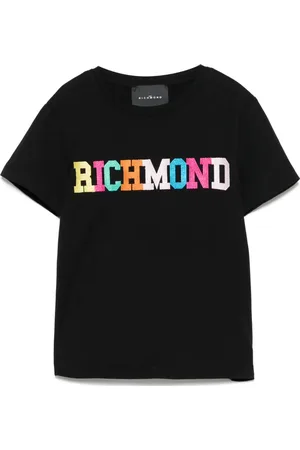 John Richmond Camiseta con logo bordado