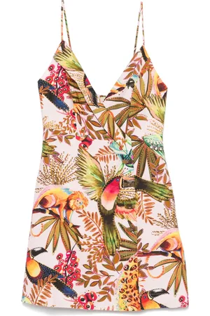 Farm Rio Vestido corto Into the Jungle