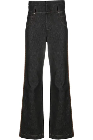 Fendi Vaqueros rectos de talle alto