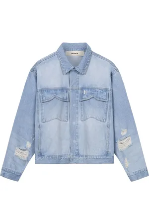 ROUGH. Chaqueta vaquera con efecto envejecido