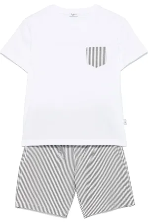 Il gufo Set de pantalón corto a rayas
