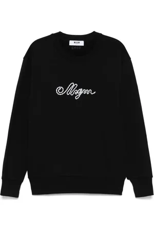 Msgm Sudadera con apliques del logo