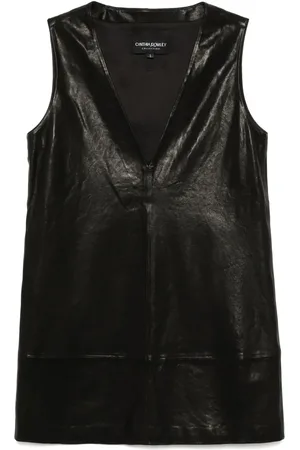Cynthia Rowley Vestido Downtown de piel
