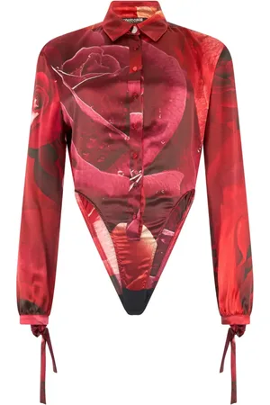 Roberto Cavalli Body con motivo abstracto