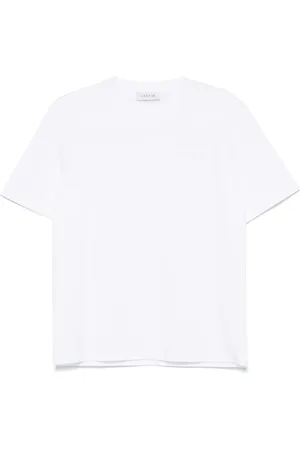 Lanvin Camiseta con logo bordado
