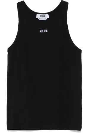 Msgm Top con logo bordado