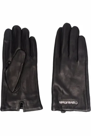 Calvin Klein Guantes con placa del logo