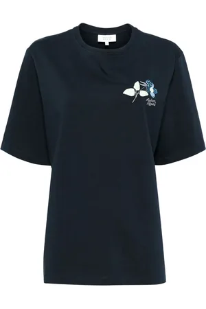 Maison Kitsuné Camiseta con fresa estampada
