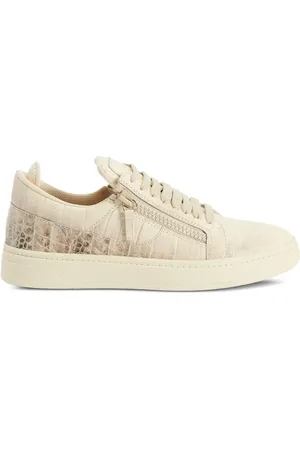 Giuseppe Zanotti Zapatillas con efecto de piel de cocodrilo