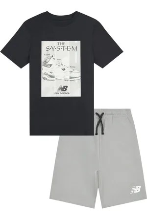 New Balance Set de pantalones cortos con logo estampado