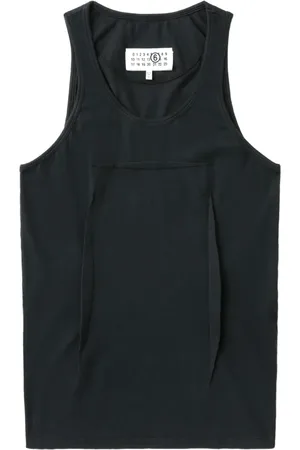 Maison Margiela Top con panel asimétrico