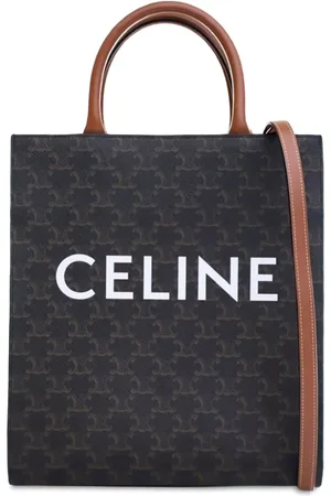 Céline Bolso satchel Vertical Cabas pequeño de lona revestida pequeño Triomphe 2020