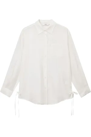 B+AB Camisa con detalle de lazo
