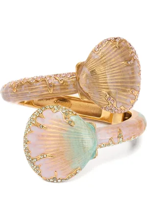 Roberto Cavalli Anillo con motivo de concha
