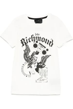 John Richmond Camiseta con estampado gráfico