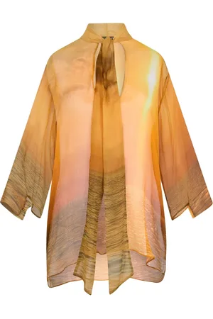 Roberto Cavalli Blusa de seda estampada