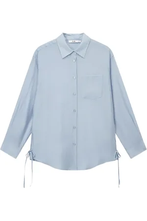B+AB Camisa con detalle de lazo
