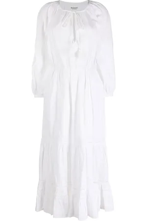 Marant Etoile Vestido midi Latifa acampanado