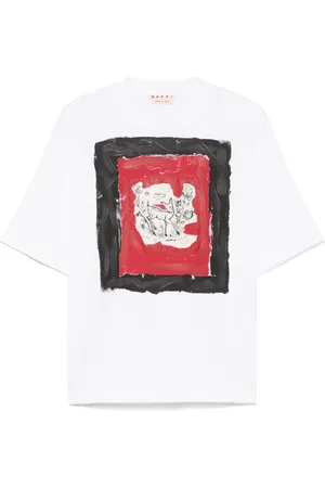 Marni Camiseta con motivo de ciervo