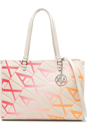 Armani Exchange Bolso shopper con motivo del logo