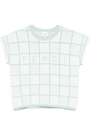 Fendi Camiseta de ganchillo