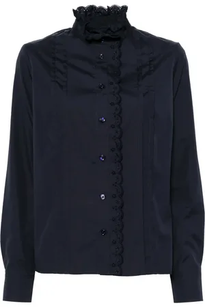 Maison Kitsuné Camisa con bordado