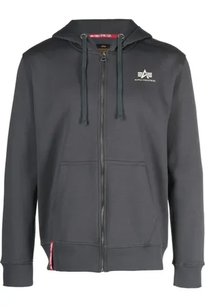 Alpha Industries Chaqueta con capucha y logo estampado