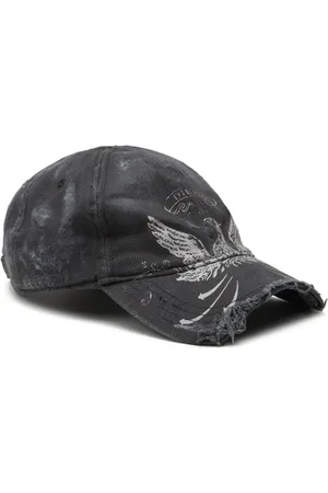 Diesel Gorra con efecto envejecido