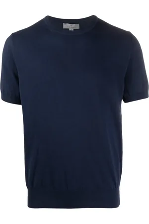 CANALI Camiseta de punto con manga corta