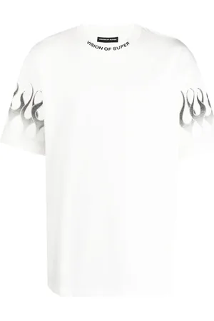 Vision Of Super Camiseta con llamas estampadas