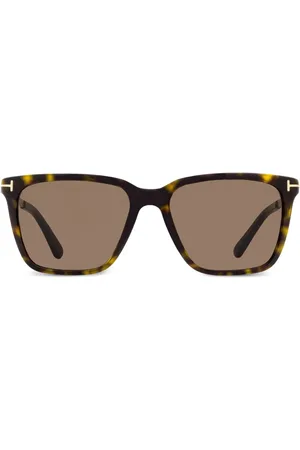 Tom Ford Gafas de sol Garrett con efecto de carey