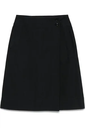 MARGARET HOWELL Falda midi con diseño cruzado