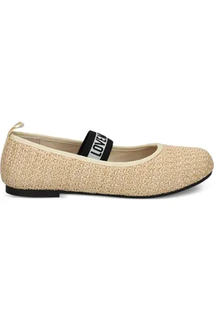 Moschino Bailarinas con tira del logo