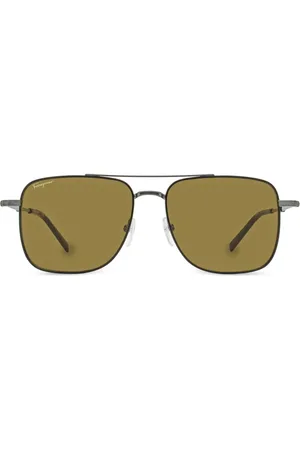 Salvatore Ferragamo Gafas de sol 266 con montura estilo piloto
