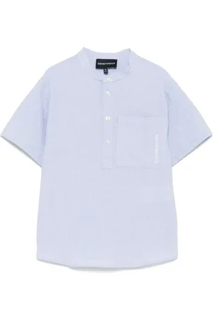 Emporio Armani Camisa con logo bordado