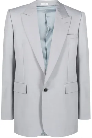Alexander McQueen Blazer con solapas de pico