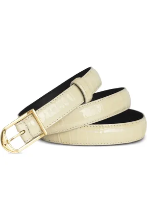 Zadig & Voltaire Cinturón con efecto de piel de cocodrilo