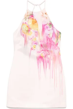 BLUMARINE Vestido corto con estampado floral