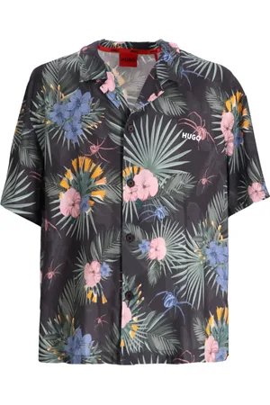 HUGO BOSS Camisa con estampado floral