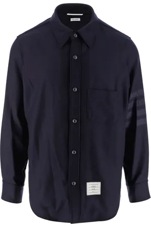 Thom Browne Sobrecamisa con motivo 4-Bar
