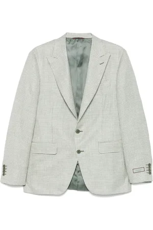 CANALI Blazer con motivo pied de poule