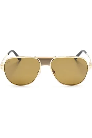 Cartier Gafas de sol Santos de Cartier con montura estilo piloto
