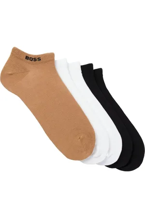 HUGO BOSS Pack de dos pares de calcetines con logo en intarsia